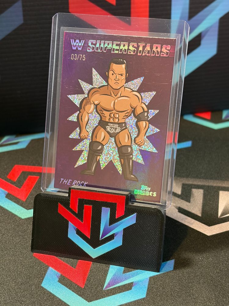 Immagine di The Rock Decades Superstars Purple /75 1